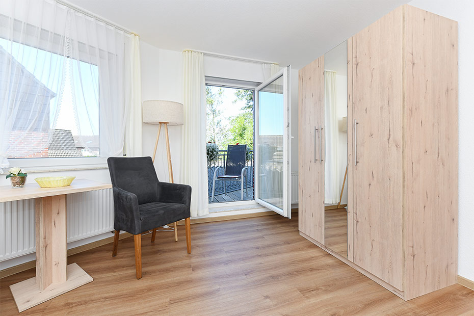 Doppelzimmer mit Terrasse oder Balkon - Beispielfoto