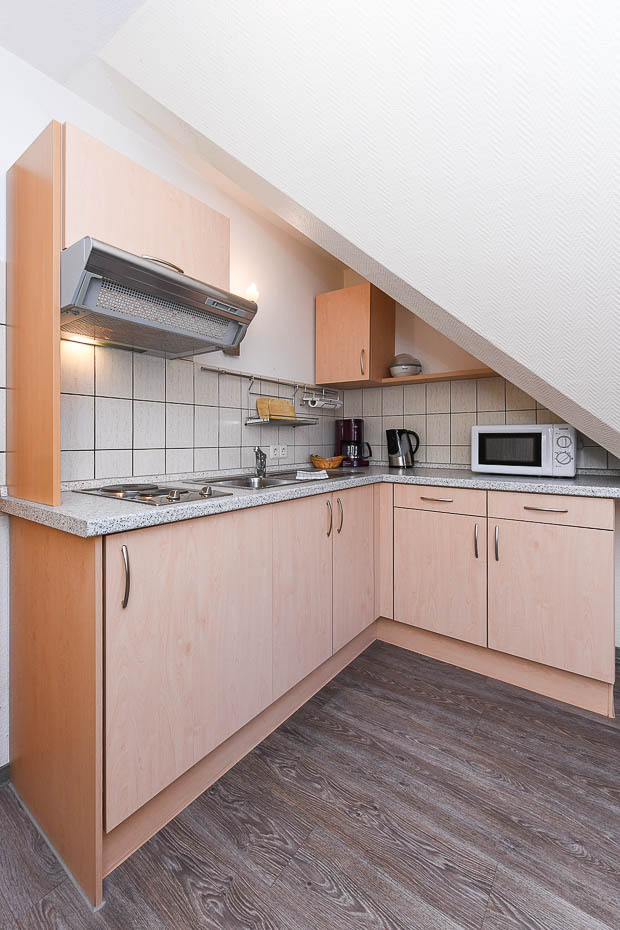 Apartment „Föhr“ - Wohnraum mit integrierter Küche