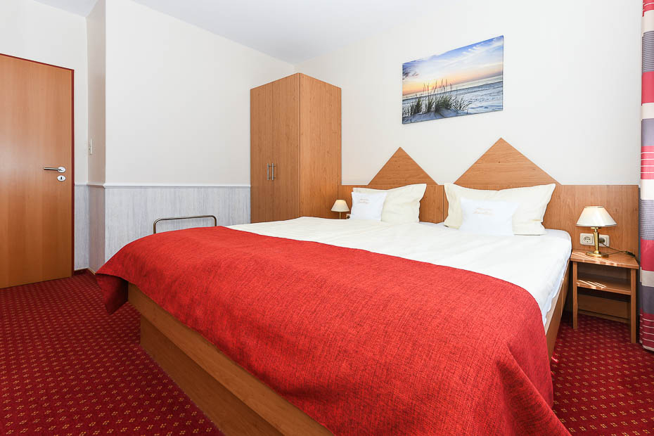 Doppelzimmer „Helgoland“ - Schlafzimmer
