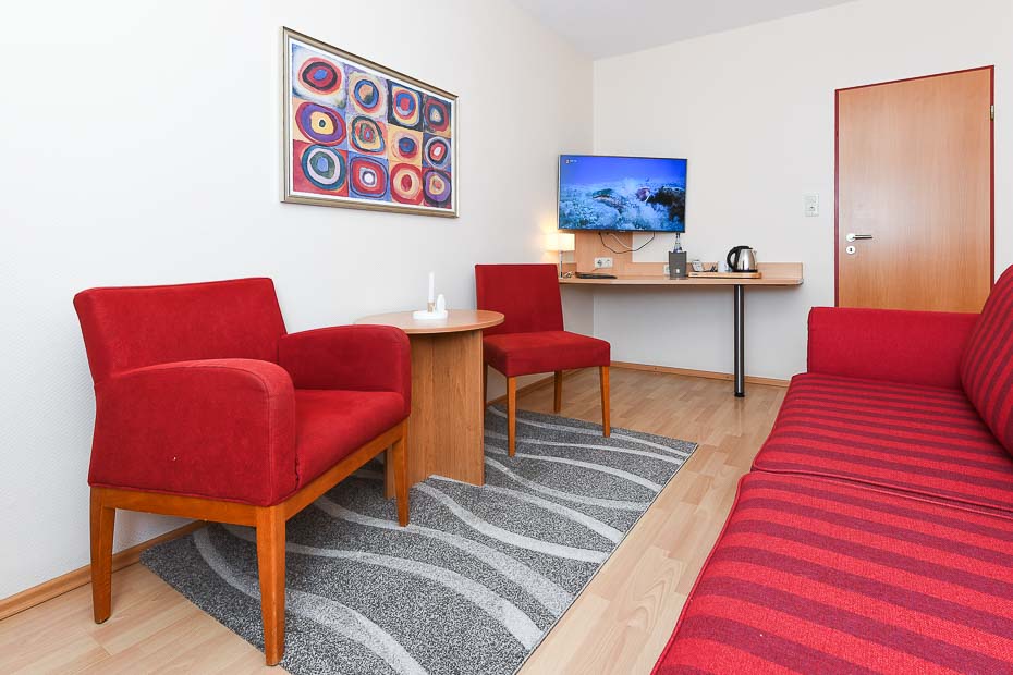 Doppelzimmer „Helgoland“ - Wohnzimmer