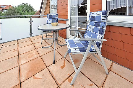 Zweibett-Zimmer - Terrasse