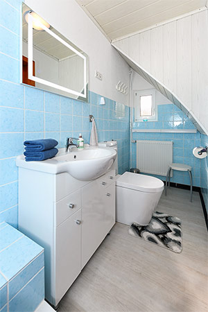 Ferienhaus „Pension Wiesenblick“ - Badezimmer