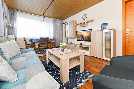 Ferienhaus „Pension Wiesenblick“ - Wohnzimmer