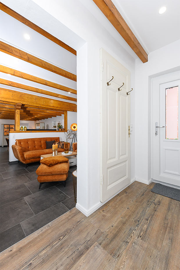 Ferienhaus „Friesenkrone“ - Flur im Erdgeschoss