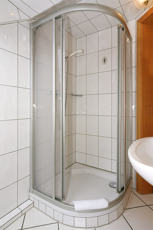 Doppelzimmer „Mühlenzimmer“ - Badezimmer