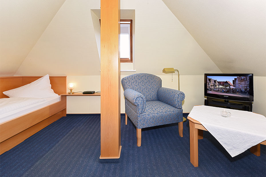 Doppelzimmer „Mühlenzimmer“ - Wohn- und Schlafraum