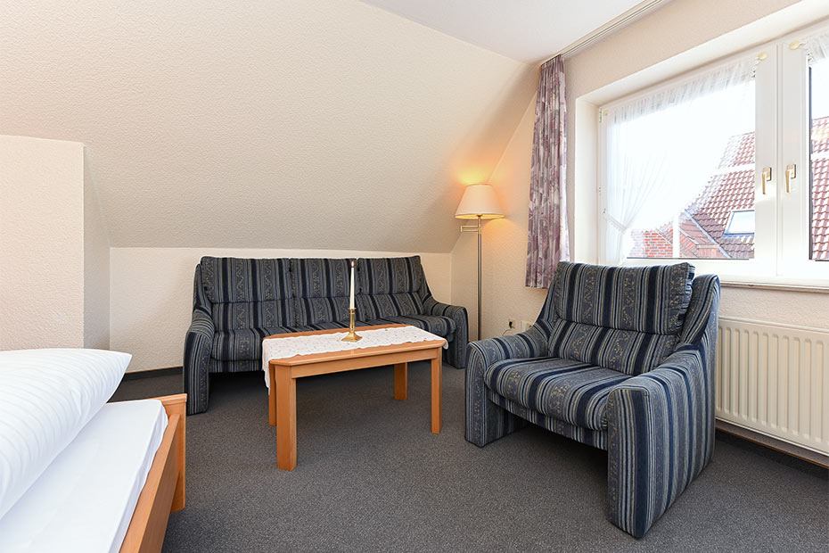 Doppelzimmer „Seehundzimmer“ - Wohn- und Schlafraum