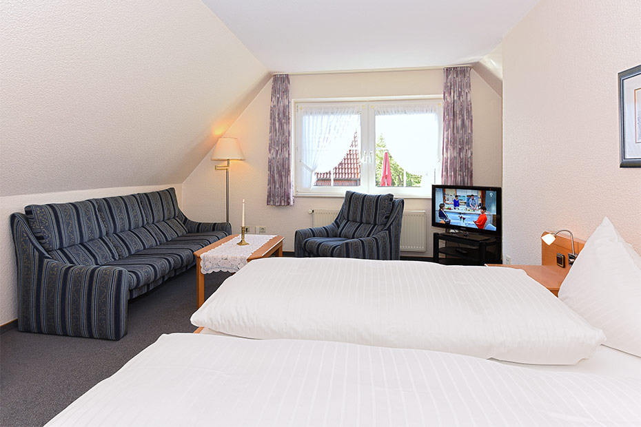 Doppelzimmer „Seehundzimmer“ - Wohn- und Schlafraum