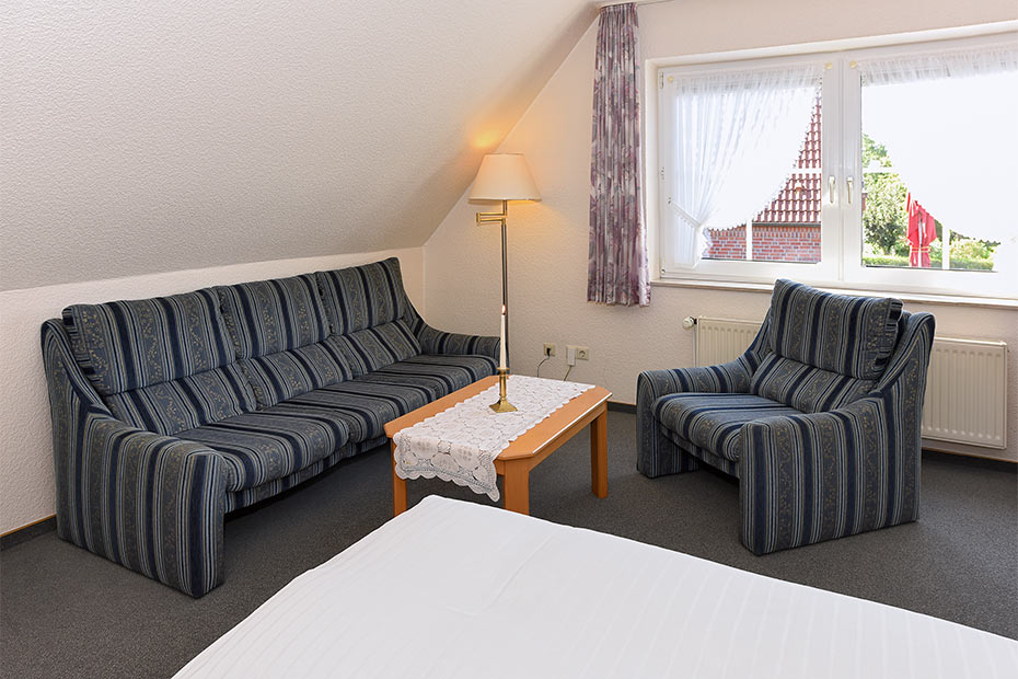 Doppelzimmer „Seehundzimmer“ - Wohn- und Schlafraum