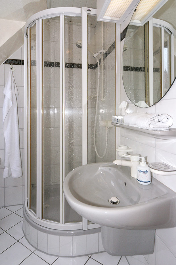 Einzelzimmer „Taschenkrebszimmer“ - Badezimmer