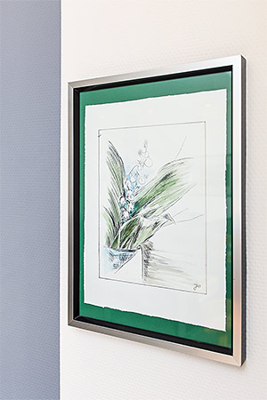 Ferienwohnung „Captain's Suite“ - Wohnzimmer mit integriertem Küchenbereich