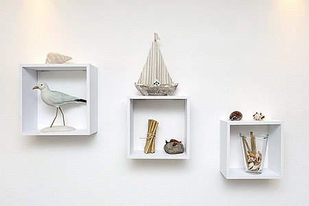 Ferienwohnung „Fram“ - Wohnzimmer mit integriertem Küchenbereich