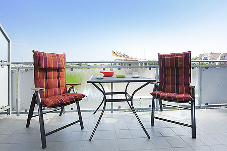 Ferienwohnung „Fram“ - Balkon