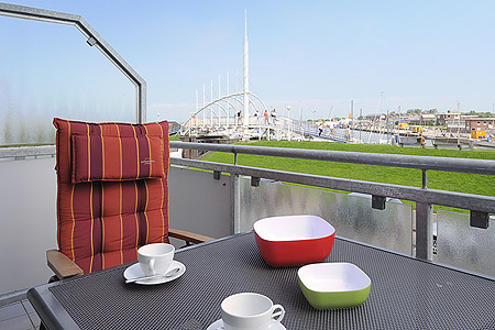 Ferienwohnung „Fram“ - Balkon