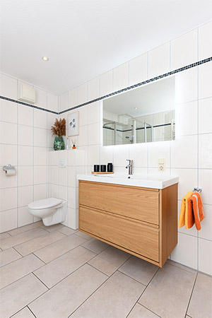 Ferienwohnung „Graf Goetzen“ - Badezimmer