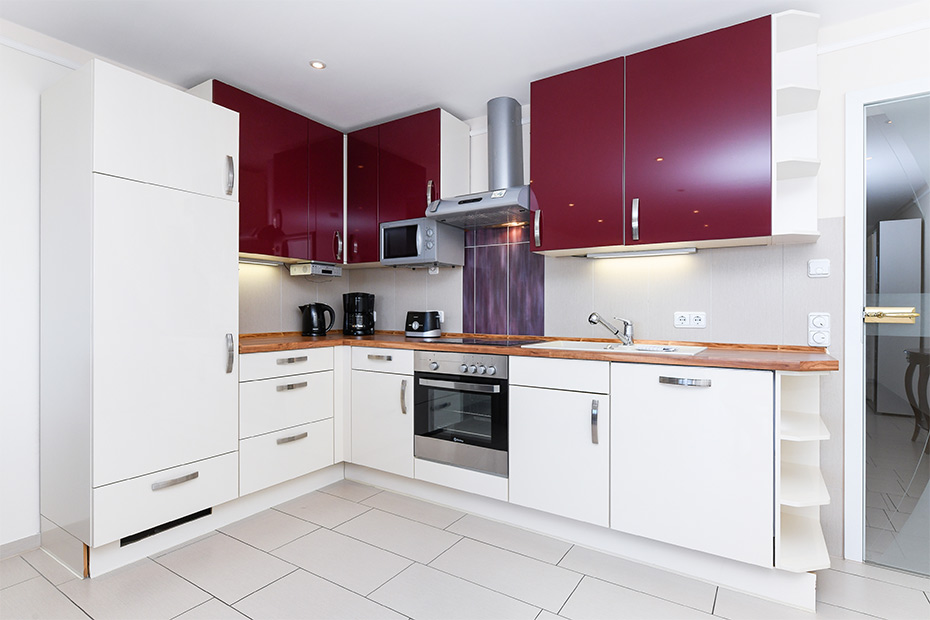 Ferienwohnung „Lilli Marleen“ - Wohnzimmer mit integriertem Küchenbereich