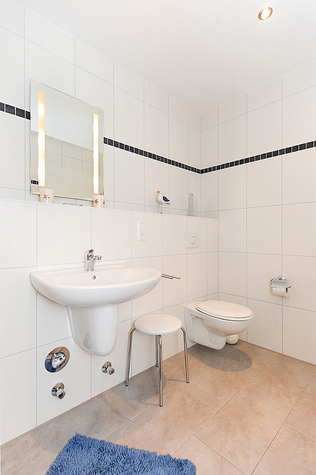 Ferienwohnung „Westerdam“ - Badezimmer