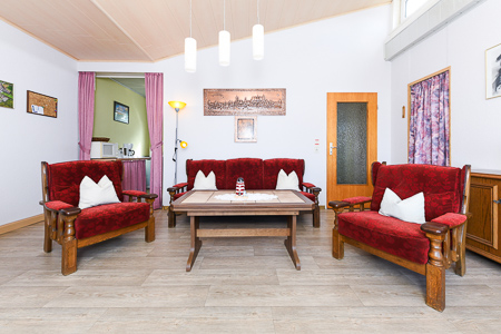 Ferienhaus „Roseneck“ - Wohn- und Esszimmer