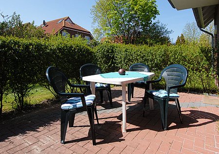 Ferienwohnung „Sanddorn“ - Terrasse