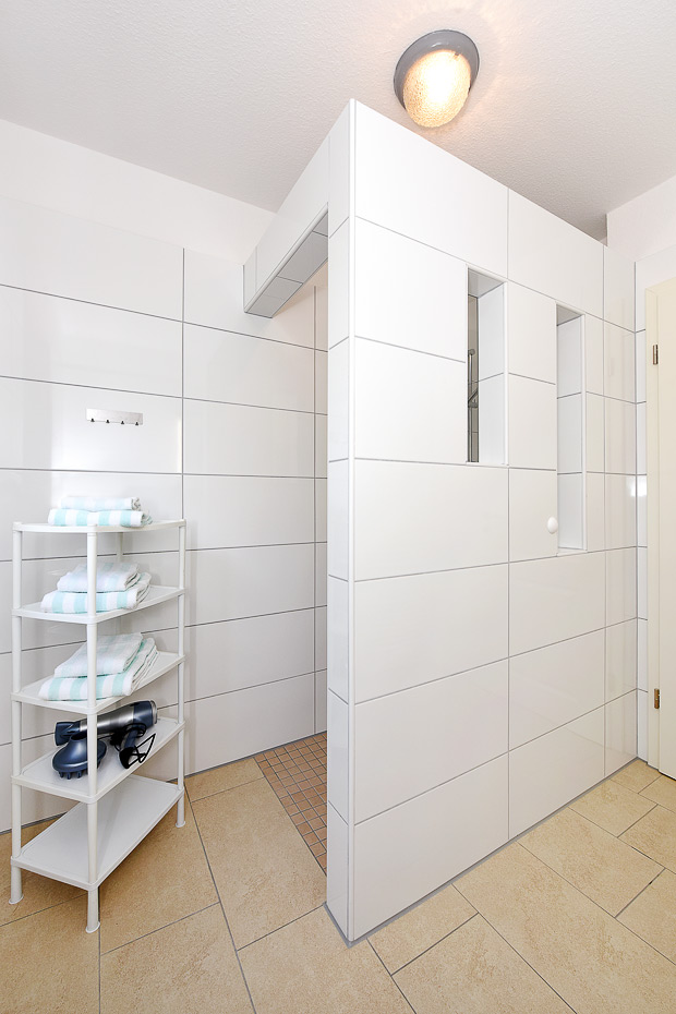 Ferienwohnung „Sanddorn“ - Badezimmer