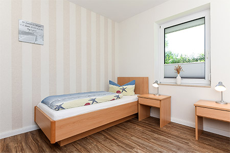 Ferienwohnung „Sanddorn“ - Schlafzimmer 2/Kinderzimmer