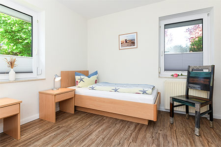 Ferienwohnung „Sanddorn“ - Schlafzimmer 2/Kinderzimmer