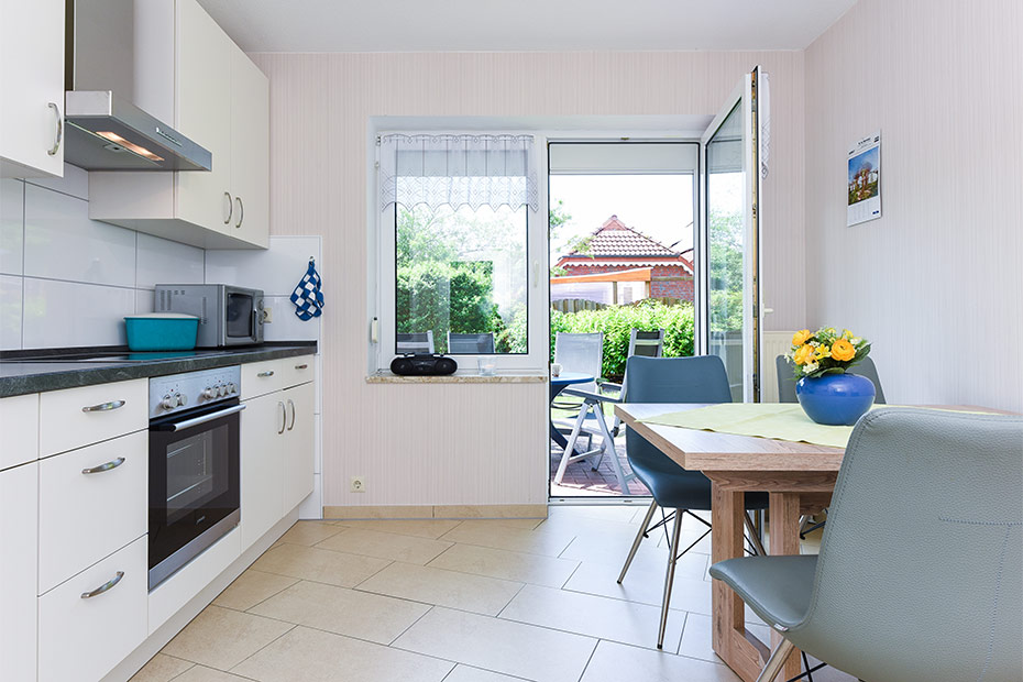 Ferienwohnung „Sanddorn“ - Küche