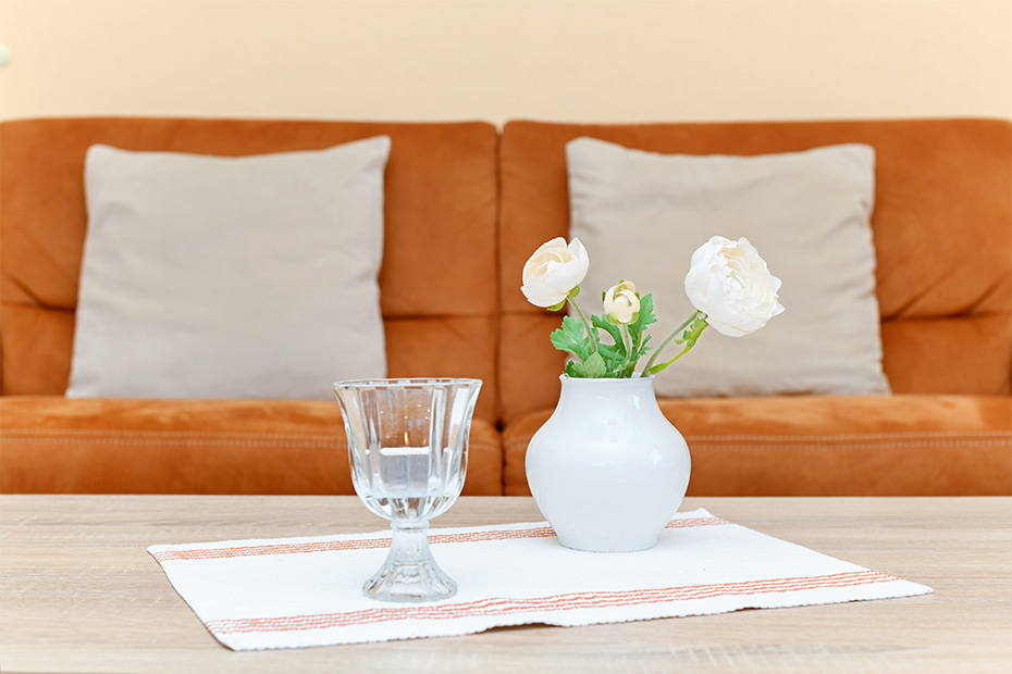 Ferienwohnung „Sanddorn“ - Wohnzimmer