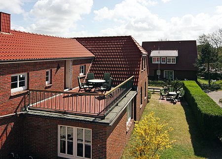 Ferienwohnung „Seepferd“ - Balkonterrasse