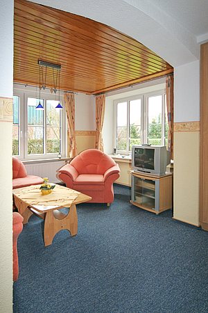 Ferienwohnung „Seepferd“ - Wohnzimmer