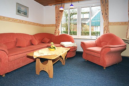Ferienwohnung „Seepferd“ - Wohnzimmer