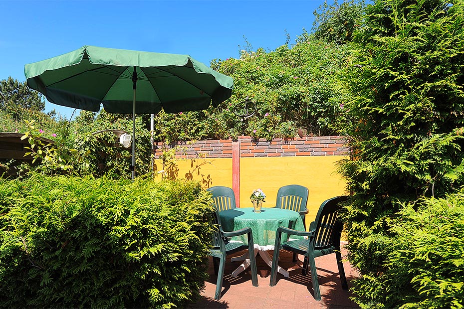 Ferienwohnung „Dünenblick“ - Terrasse
