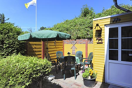 Ferienhaus „Dünenperle“ - Terrasse