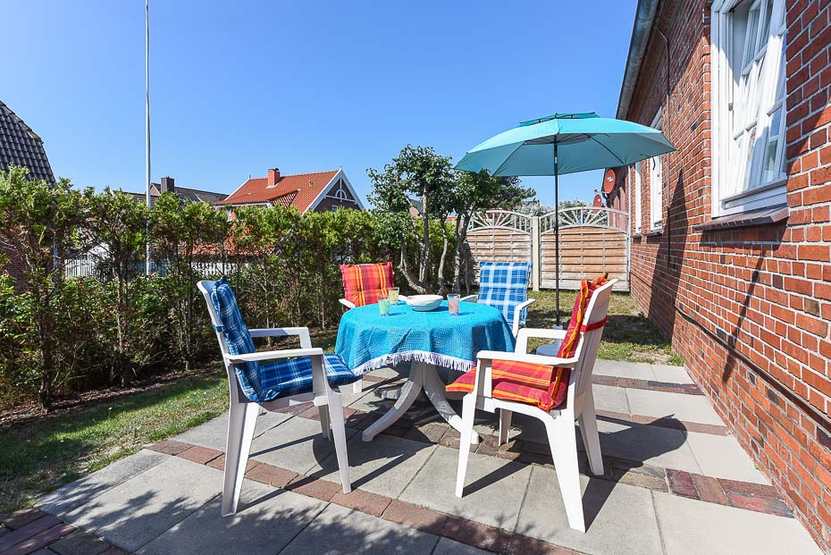 Ferienwohnung „de Badmeester“ - Terrasse