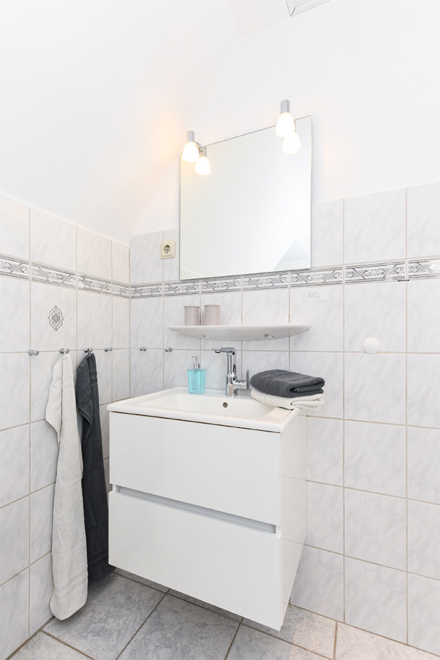 Ferienwohnung „Dünenblick“ - Badezimmer