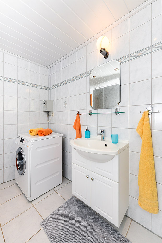 Ferienhaus „Dünenperle“ - Badezimmer