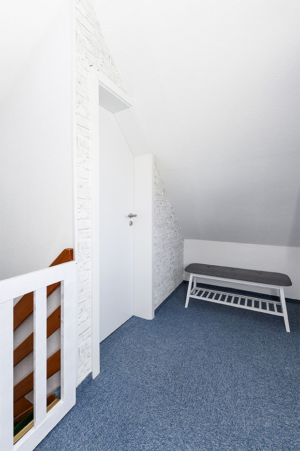 Ferienhaus „Dünenperle“ - Flur im Obergeschoss