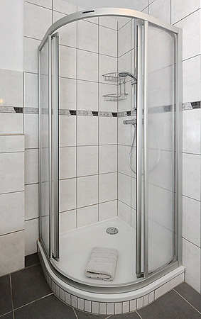 Ferienwohnung „Strandmuschel“ - Badezimmer