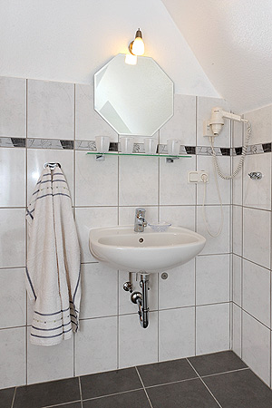 Ferienwohnung „Strandmuschel“ - Badezimmer