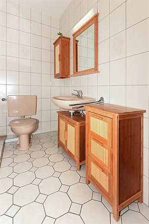 Ferienwohnung „Taddigsmöwe“ - Badezimmer