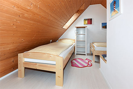 Ferienwohnung „Taddigsmöwe“ - Schlafzimmer 2/Kinderzimmer