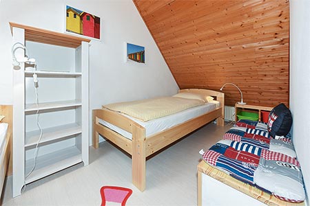 Ferienwohnung „Taddigsmöwe“ - Schlafzimmer 2/Kinderzimmer