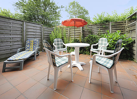 Ferienwohnung „Taddigsrobbe“ - Terrasse