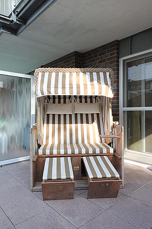 Ferienwohnung „Friesen-Chalet“ - Terrasse