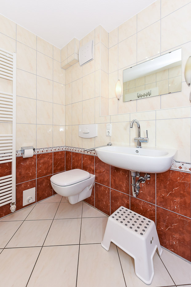 Ferienwohnung „Nordseeperle“ - Badezimmer