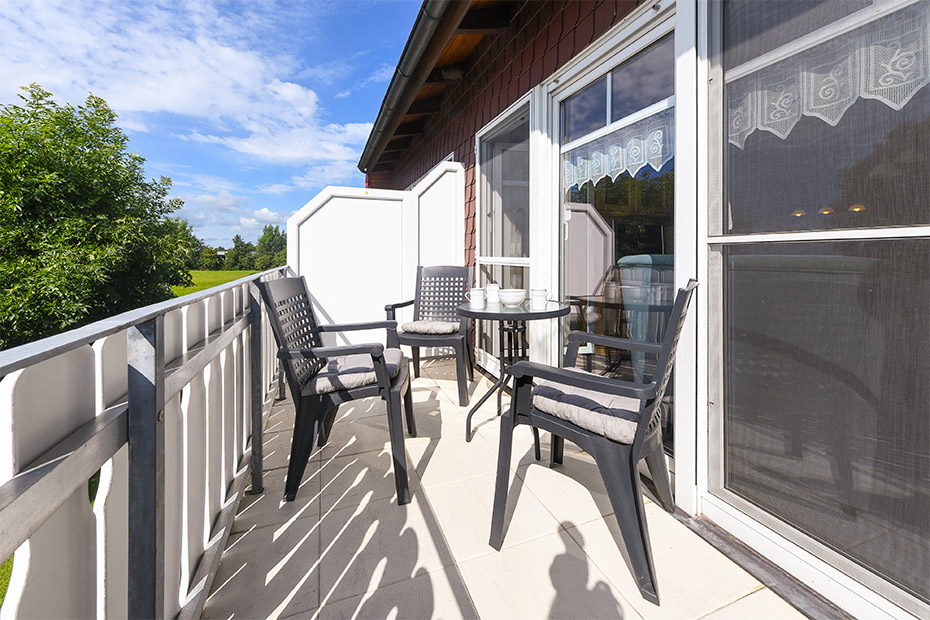 Ferienwohnung 1 - Balkon