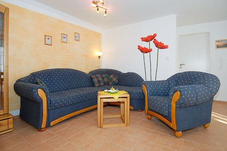 Ferienhaus - Wohnzimmer