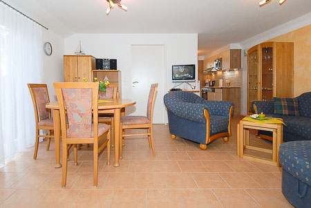 Ferienhaus - Wohnzimmer