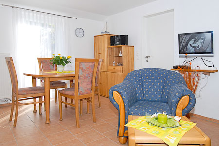 Ferienhaus - Wohnzimmer