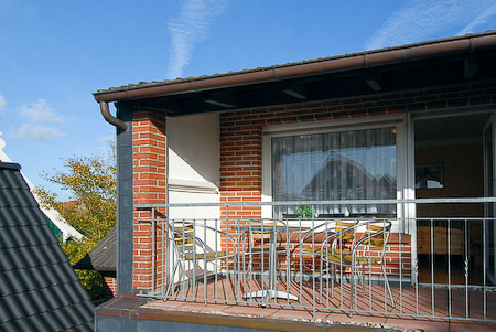 Ferienwohnung - Balkon